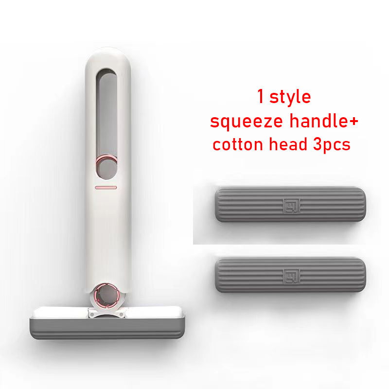 Mini Portable Mop – Easy Squeeze Cleaning Tool for Home & Car