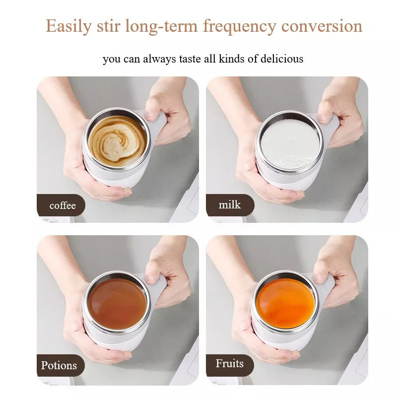 Automatic Self Stirring Coffee Mug – Smart Rechargeable Cup
